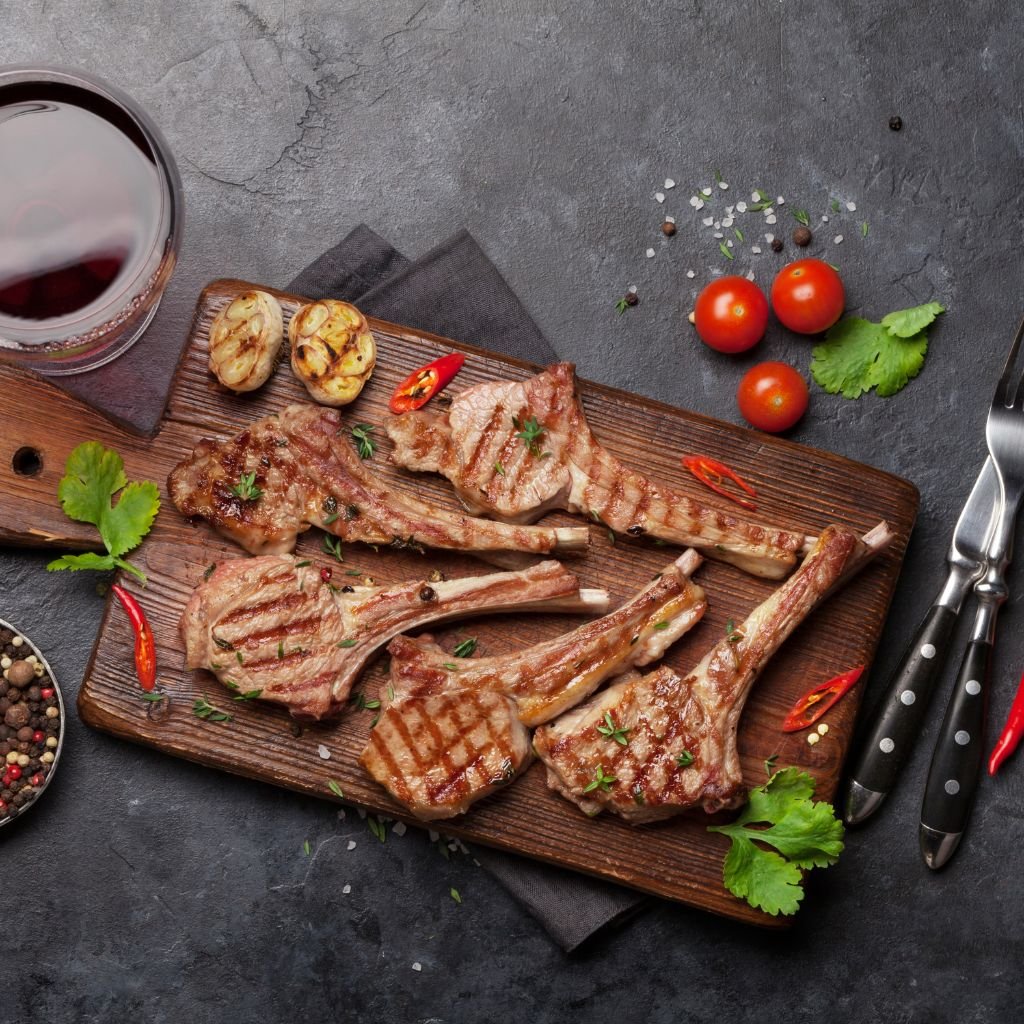 Costilla de Cordero a la Parrilla